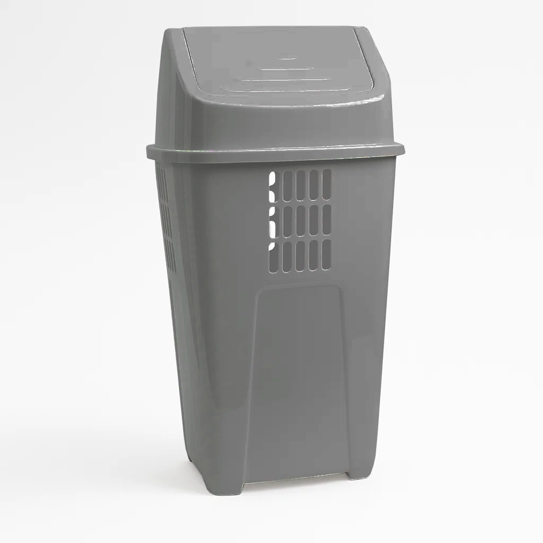 Lixeira Basculante 50L Plasvale - Imagem 4