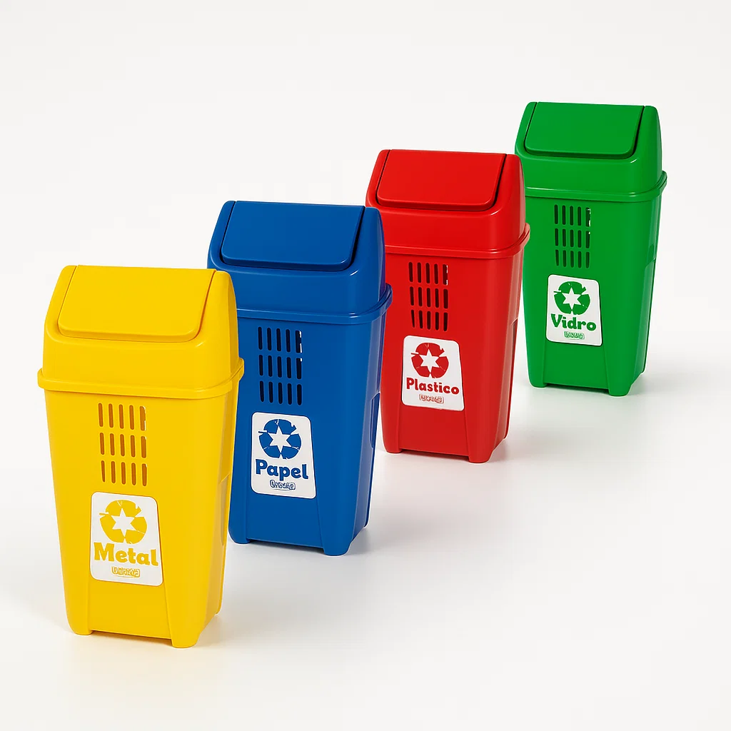 Lixeira Basculante 50L Plasvale