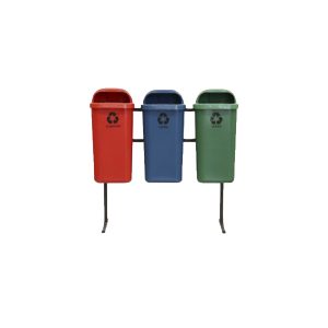 Pedestal Triplo Para Papeleira