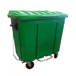 Container de Lixo Rotomoldado 700L Com Pedal