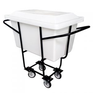 Carro Cuba 180L Com Tampa e Suporte