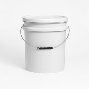 Balde Com Tampa 24L Alça Metálica