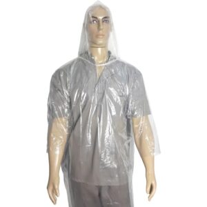 Capa de Chuva Descartável Transparente